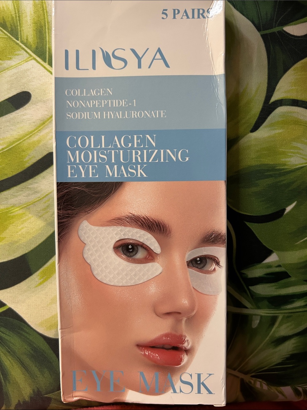 Collagen Moisturizing Eye Mask - White